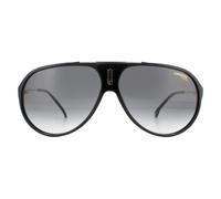 Carrera Men's Aviator Black Dark Grey Gradient Sunglasses Carrera Black One Size