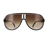 Carrera Men's Aviator Black Gold Brown Gradient 1057/S Carrera Black One Size