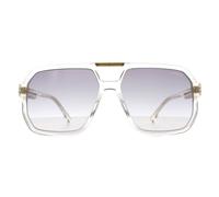 Carrera Men's Aviator Crystal Grey Gold Mirror Gradient VICTORY C 01/S in Clear Carrera Clear One Size