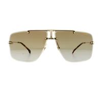 Carrera Men's Aviator Gold Green Gradient 1016/S Sunglasses Carrera Gold One Size