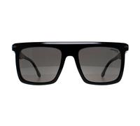 Carrera Men's Rectangle Black Dark Ruthenium Grey Polarized 359/S Carrera Black One Size