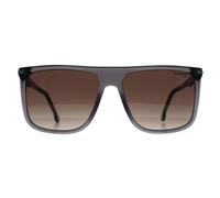 Carrera Men's Rectangle Crystal Grey Brown Gradient 278/S Carrera Grey One Size