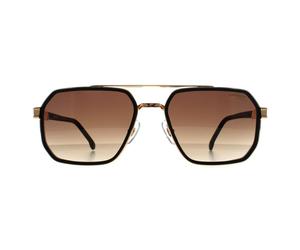 Carrera Men's Rectangle Matte Black Gold Black Brown Green Anti Reflex 1069/S Carrera Black One Size