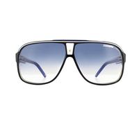 Carrera Mens Retro Aviator Gradient Sunglasses - Black and Dark Blue, Size: 64x9x130mm - Size 64x9x130mm