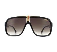 Carrera Men's Shield Black Brown Gradient Sunglasses Carrera Black One Size