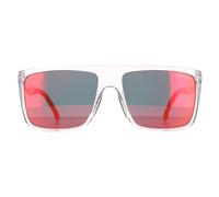 Carrera Men's Square Crystal Red Mirror 8055/S in Clear Carrera Clear One Size