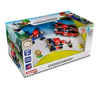 Carrera Pack 3 Cars Back Mario Kart 1:43 Golden