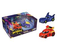 Carrera Pull & Speed 15813024 Batwheels Bam vs Red Twinpack Vehicles with Pull-Back motor, Authentic Batwheels license, Scale 1:43, includes Bam & Redwing, from 3 Years