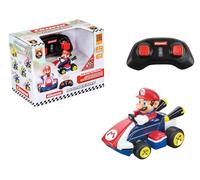 Carrera RC Mario Kart Mini RC Mario, For Children and Adults, Boys & Girls, Unique Original Licence, Instant Driving Fun with Ready to Run,Red