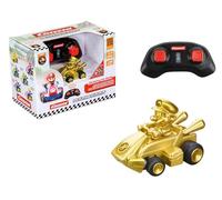 Carrera RC Mario Kart Mini RC Mario - Gold, For Children and Adults, Boys & Girls, Unique Original Licence, Instant Driving Fun with Ready to Run, Gold