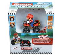 Carrera RC Mario Quad, 2.4GHz Remote Controlled Car for Exciting Races, Original Licence, Up to 8 Minutes Driving, Time Includes Pneumatic Tyres, A Must for Mario Fans of All Ages, 8cm in Length