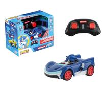 Carrera RC Team Sonic Racing Mini RC - With Precise 2.4GHz Control - 1:43 Scale - Up To 5 Kmh - Ready-To-Run, Suitable For Ages 6 Years+, Length approx 7.5cm