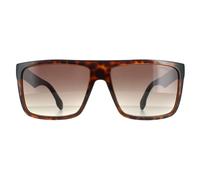 Carrera Rectangle Unisex Havana Matte Black Brown Gradient 5039/S - One Size