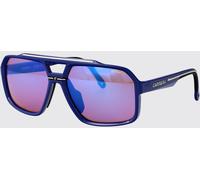 CARRERA Rectangular Aviator Acetate Sunglasses with Double Bridge - Size: 61 - male