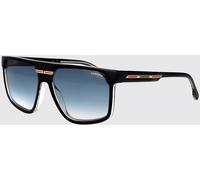 CARRERA Rectangular Aviator Sunglasses in Eco-Polyamide with Amber Lenses - Size: 60 - male