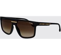 CARRERA Rectangular Aviator Sunglasses in Eco-Polyamide with Amber Lenses - Size: 60 - male