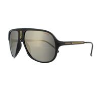Carrera Unisex Sunglasses Safari 65 003 JO Matte Black Grey Bronze Mirror - One Size