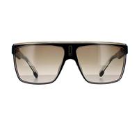 Carrera Shield Black Gold Brown Gradient Sunglasses