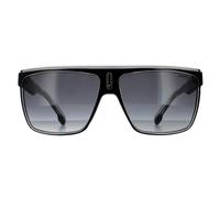 Carrera Shield Black White Dark Grey Gradient Sunglasses Carrera Black One Size