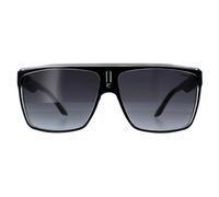 Carrera Shield Black White Grey Gradient 22 Sunglasses Carrera Black One Size
