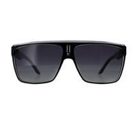 Carrera Shield Black White Grey Gradient Polarized 22 Sunglasses