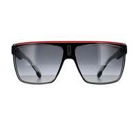 Carrera Sunglasses 22/N T4O 9O Black Crystal White Red Dark Grey Gradient