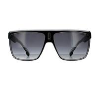 Carrera Shield Unisex Black White Dark Grey Gradient Sunglasses - One Size