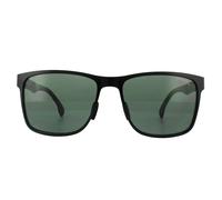 Carrera Square Mens Matt Black Green Sunglasses Metal (archived) - One Size