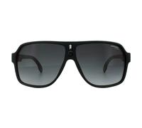 Carrera Sunglasses 1001/S BLX 9O Black White Red Dark Grey Gradient