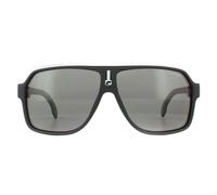 Carrera 1001/S Unisex Black Silver Red Sunglasses