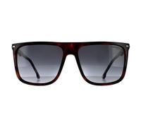 Carrera Men's Rectangle Dark Havana Dark Grey Gradient Sunglasses in Brown Carrera Brown One Size