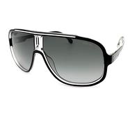 Carrera Sunglasses Black White Clear with Grey Gradient Lenses Unisex 1058/S 80S