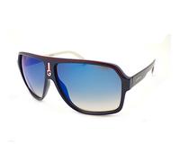 Carrera Sunglasses Blue Red White with Blue Mirror Gradient Lenses 1001/S 8RU