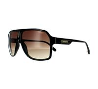 Carrera Men's Aviator Black Brown Gradient Sunglasses Carrera Black One Size