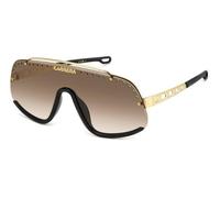 Carrera Unisex Carrera FLAGLAB 16 FG4/86 Sunglasses Metal Brown Brown Mask Shaded