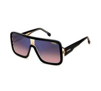 Carrera FLAGLAB 14 Black Beige/Brown Shaded Blue Mirror 62/11/145 unisex Sunglasses