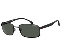 Carrera Sunglasses Men 8037/S 003 MATT Black Polarized Metal Rectangle 58-18-140