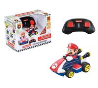 Carrera RC Mario Kart Mini RC Mario, For Children and Adults, Boys & Girls, Unique Original Licence, Instant Driving Fun with Ready to Run,Red