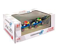 Carrera Twinpack 2 Cars Pull & Back Mario + Luigi