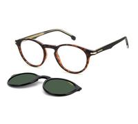Carrera Unisex CA 297/CS 086/UC Sunglasses Plastic Havana Green Round Polarized