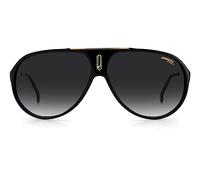 Carrera Aviator Mens Black Dark Grey Gradient Sunglasses - One Size