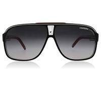 Carrera Unisex's Grand Prix 2 9O T4O Sunglasses, Bkcr Bkwhred/Dark Grey Sf, 64