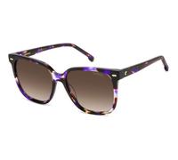 Carrera Woman Carrera 3002/S HKZ/HA Sunglasses Acetate Purple Havana Brown Squared Shaded