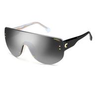 Carrera Woman FLAGLAB 12 79D/IC Sunglasses Acetate Black Multicolor Mask Mirrored Shaded