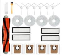 CARRERAS For Dreame L10s Ultra S10 S10 Pro Mijia Omni 1S B101CN B116 Robot Vacuum Spare Parts Main Side Brush Hepa Filter Vacuum Brushes (Size : 21pcs)