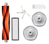 CARRERAS Main Side Brush Mops HEPA Filter For Dreame Bot W10 W10Pro Vacuum Cleaner Accessories Replacement Spare Parts Vacuum Brushes (Size : 6pcs-02)