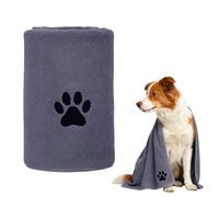 Carreuty Extra Large Microfiber Dog Towel, Super Absorbent Dog Towel, Rapid Absorption Dog Bath Machine Wash, Pet Bath for Dogs Cats and Other Pets 140x70cm