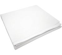 Carreuty Iron On Interfacing Fabric, Medium Weight 100cm x 2 m White Non Woven Single Sided Iron On Interfacing Fabric for Sewing Quilting Topstitching Crafting Bags Clothing