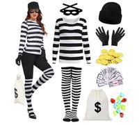 Carreuty Women's Costume Thief Set (M)