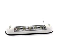 Carrfan 12V RV LED Canopy Porch Light Waterproof Motorhome Caravan Interior Wall Lamps Light Bar RV Van Camper Plastic